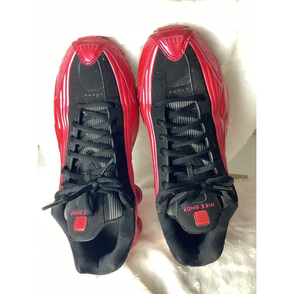 Nike Shox R4 Voltage Cherry Blk Running Shoe 302874-600 Sz 10 Rare Women's - Picture 2 of 13